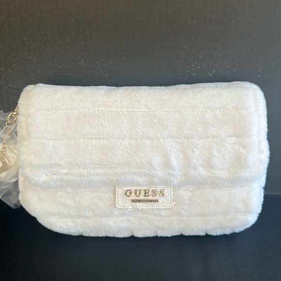 New GUESS Liddie Crossbody/Shoulder Bag In White